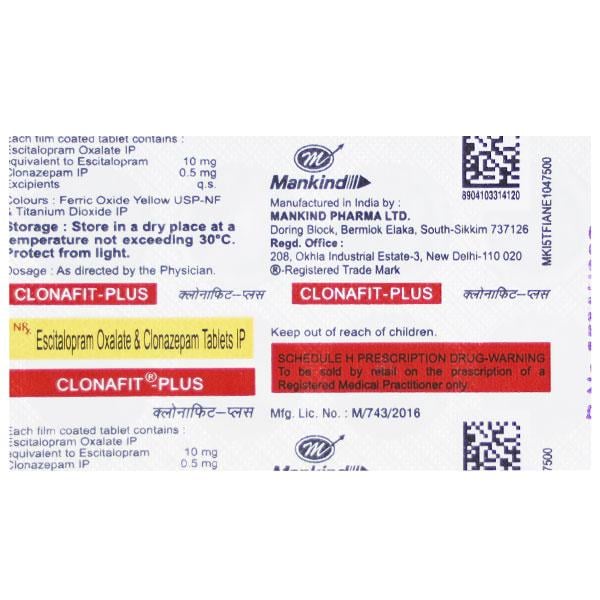 Clonafit Plus Tablet 10'S - Global Surgicals