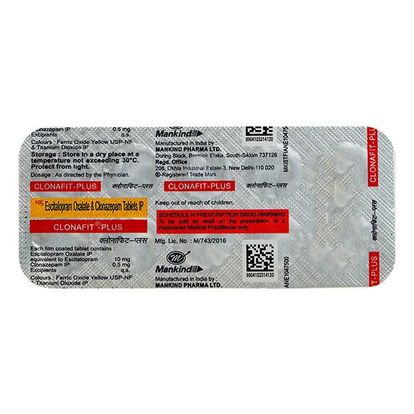 Clonafit Plus Tablet 10'S - Global Surgicals
