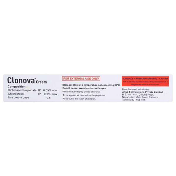 CLONOVA Cream 20gm - Global Surgicals
