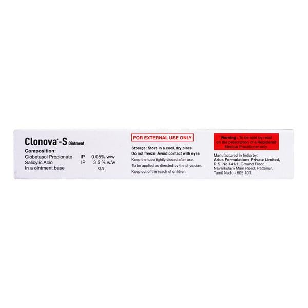 CLONOVA S Ointment 20gm - Global Surgicals