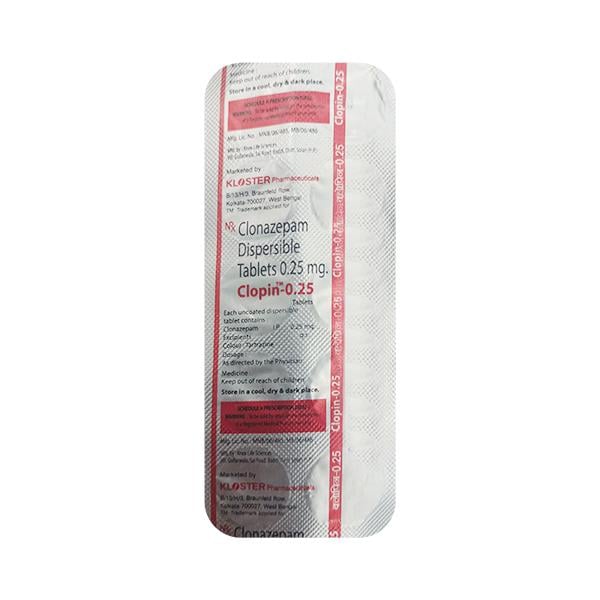 CLOPIN 0.25 Dispersible Tablet 10's - Global Surgicals
