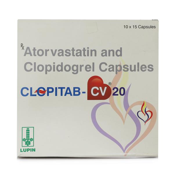 Clopitab CV 20mg Capsule 15'S - Global Surgicals