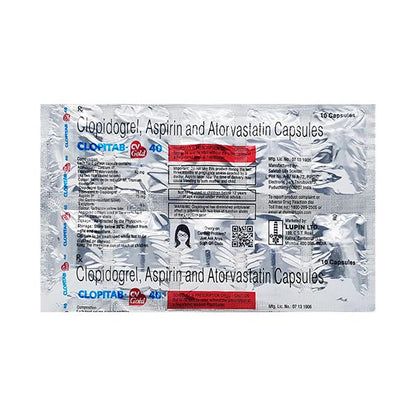 CLOPITAB CV GOLD 40 Capsule 10's - Global Surgicals
