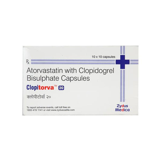 Clopitorva 20mg Capsule 10'S - Global Surgicals