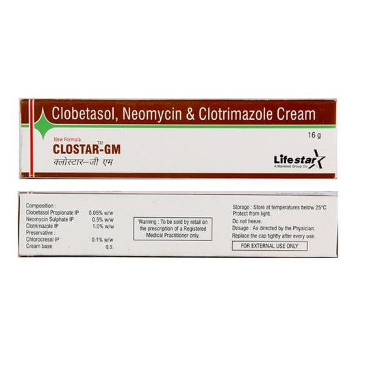 Clostar GM Cream 16Gm - Global Surgicals