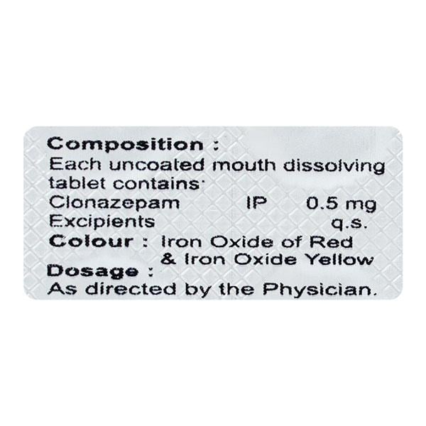 CLOTAS MD 0.5 Tablet 10's - Global Surgicals