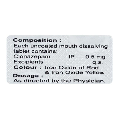 CLOTAS MD 0.5 Tablet 10's - Global Surgicals