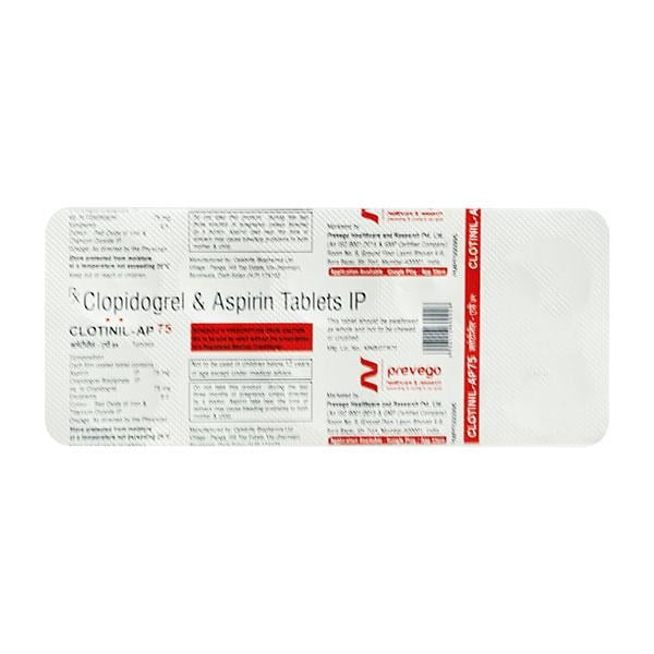CLOTINIL AP 75 Tablet 10's - Global Surgicals
