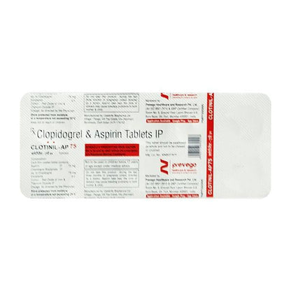 CLOTINIL AP 75 Tablet 10's - Global Surgicals