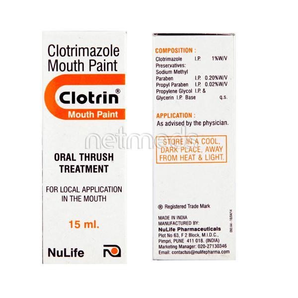 Clotrin Mouth Paint 15ml - Global Surgicals