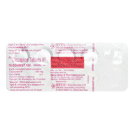 CLOZABEST 100 Tablet 10's - Global Surgicals