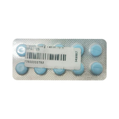 Clozam 10mg Tablet 10'S - Global Surgicals