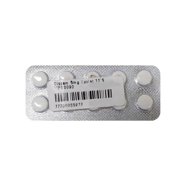 Clozam 5mg Tablet 10'S - Global Surgicals