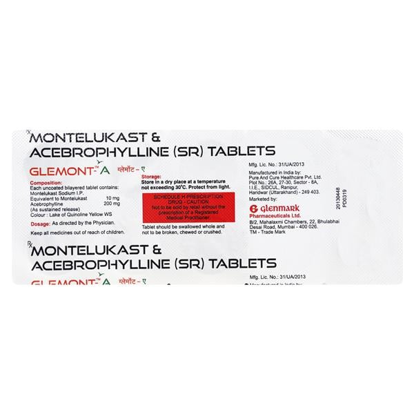 Glemont A Tablet 10'S
