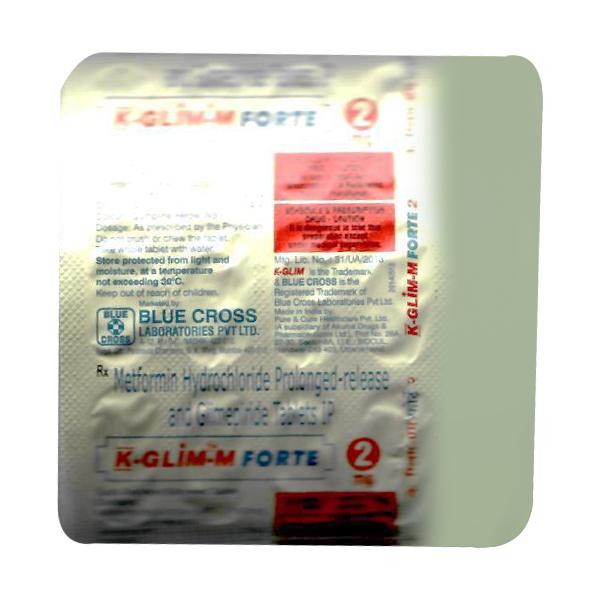 K Glim M Forte 2mg Tablet 15'S