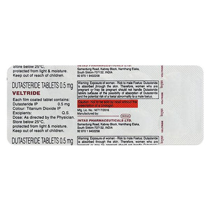 Veltride 0.5mg Tablet 10'S