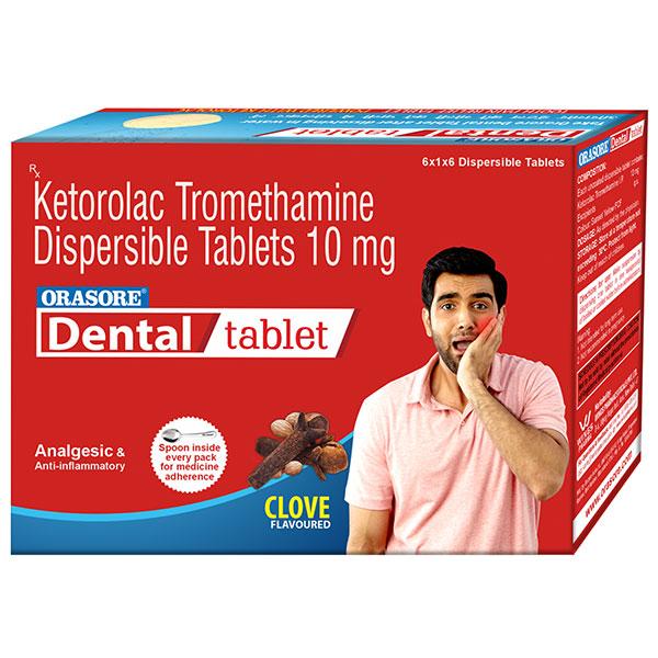 ORASORE DENTAL CLOVE FLAVOURED Dispersible Tablet 6's