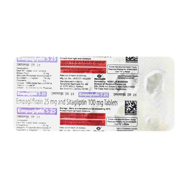 EMPAGLYDE S 25 Tablet 10's