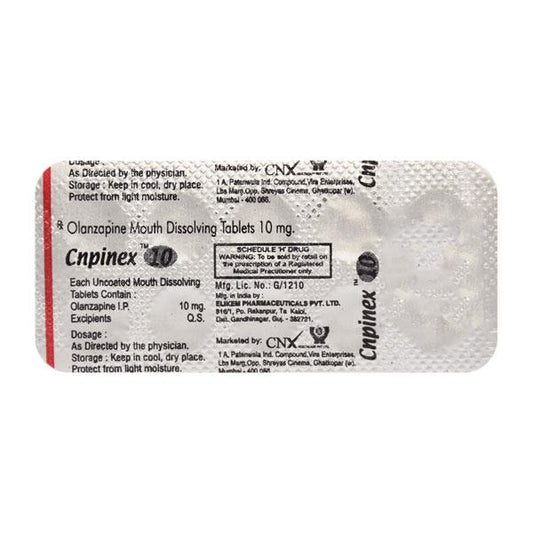 CNPINEX 10 Tablet 10's - Global Surgicals