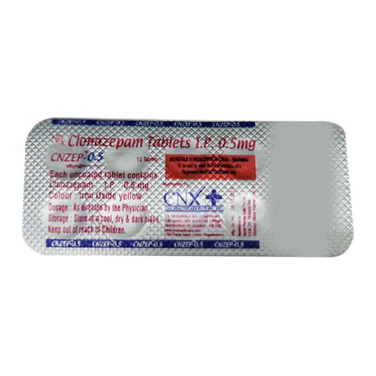 CNZEP 0.5mg Tablet 10's - Global Surgicals