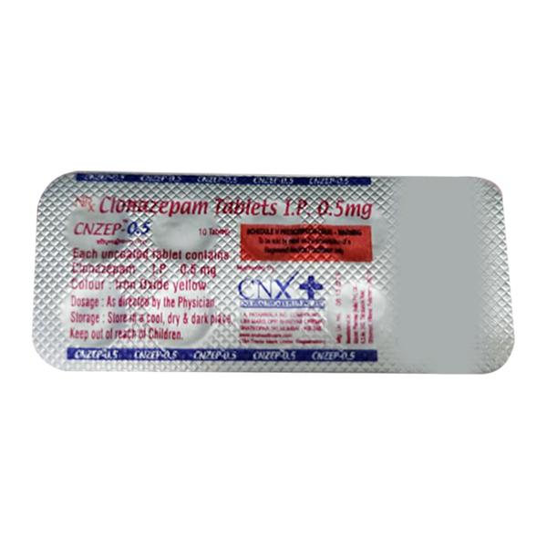 CNZEP 0.5mg Tablet 10's - Global Surgicals