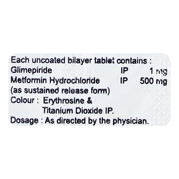 GLYMIFINE M 1 Tablet 10's