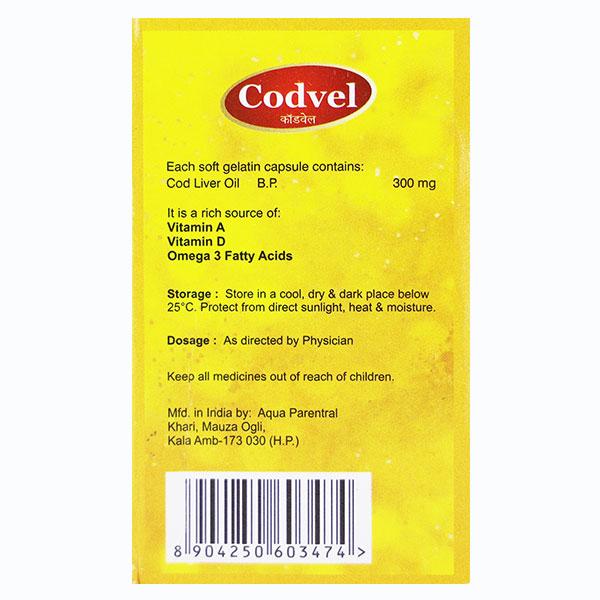 CODVEL Capsule 100's - Global Surgicals