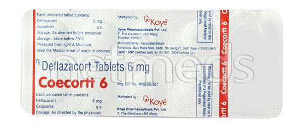 Coecortt 6mg Tablet 10'S - Global Surgicals