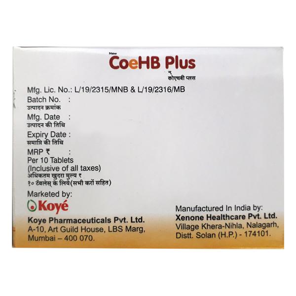 COEHB PLUS NEW Tablet 10's - Global Surgicals