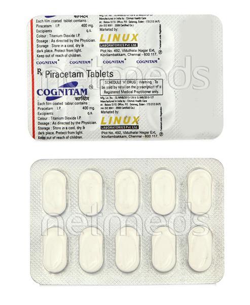 Cognitam 400mg Tablet 10'S - Global Surgicals
