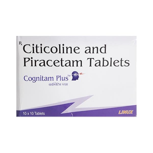 COGNITAM PLUS 500/800 Tablet 10's - Global Surgicals