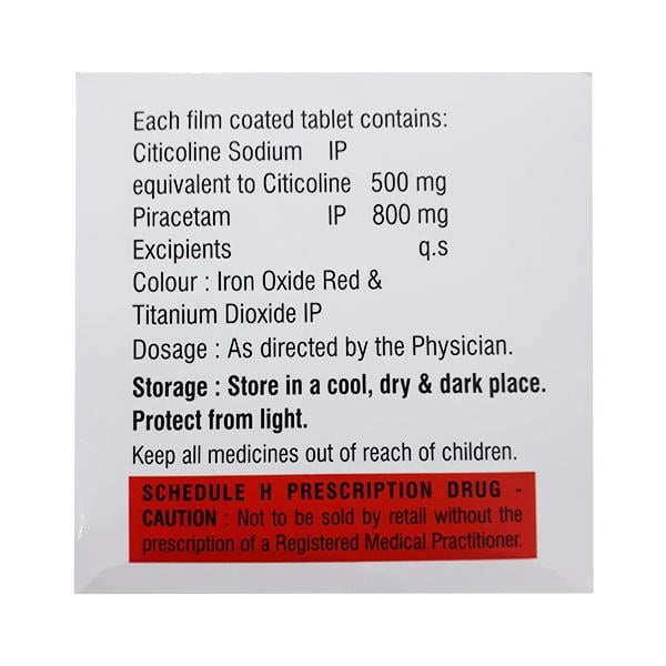 COGNITAM PLUS 500/800 Tablet 10's - Global Surgicals
