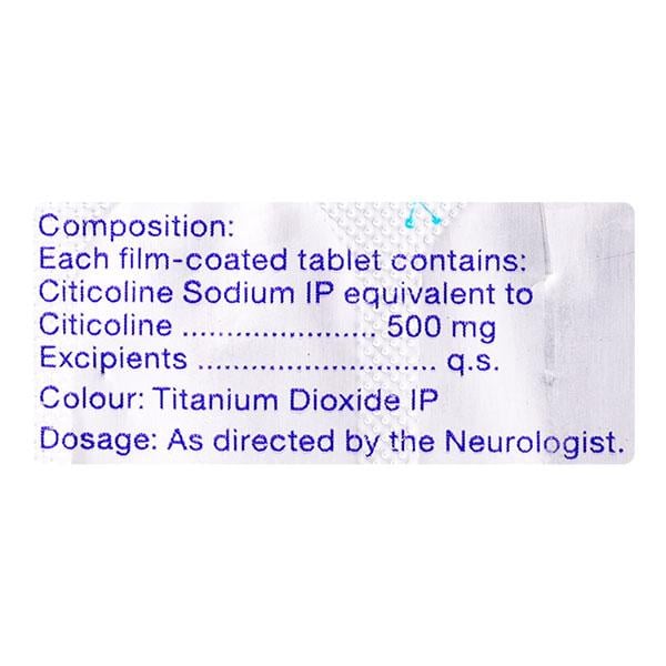 Cognolin 500 Tablet 10'S - Global Surgicals