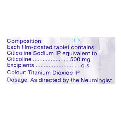 Cognolin 500 Tablet 10'S - Global Surgicals