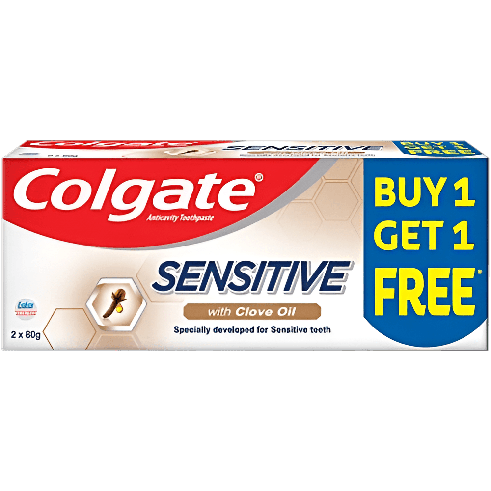 Colgate Sensitive with Clove Oil Toothpaste Buy 1 Get 1 - Global Surgicals