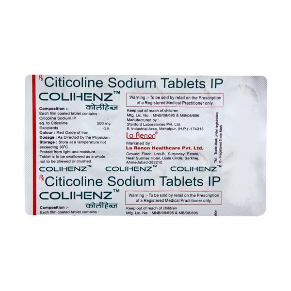 Colihenz 500mg Tablet 10'S - Global Surgicals
