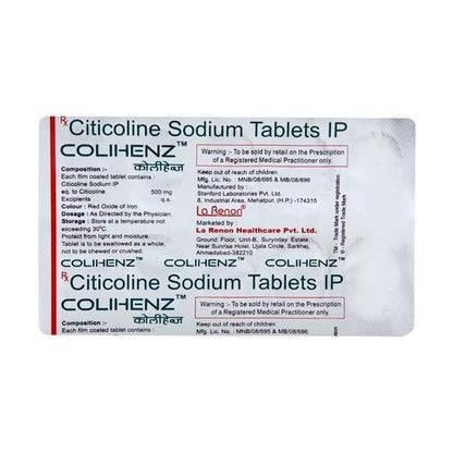 Colihenz 500mg Tablet 10'S - Global Surgicals