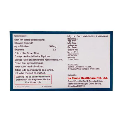 Colihenz 500mg Tablet 10'S - Global Surgicals