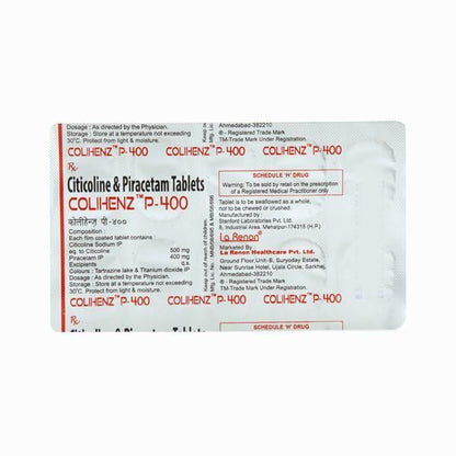 Colihenz P 400mg Tablet 10'S - Global Surgicals