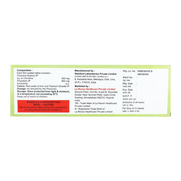 Colihenz P 800mg Tablet 10'S - Global Surgicals