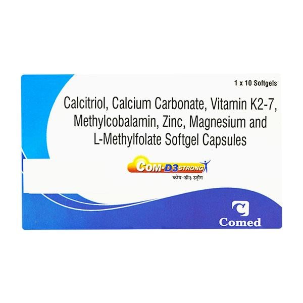 COM D3 STRONG Capsule 10's - Global Surgicals