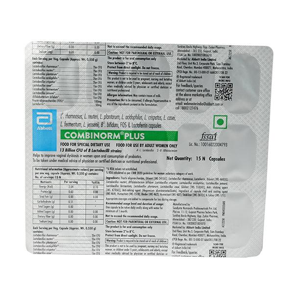 COMBINORM PLUS Capsule 2x15's - Global Surgicals
