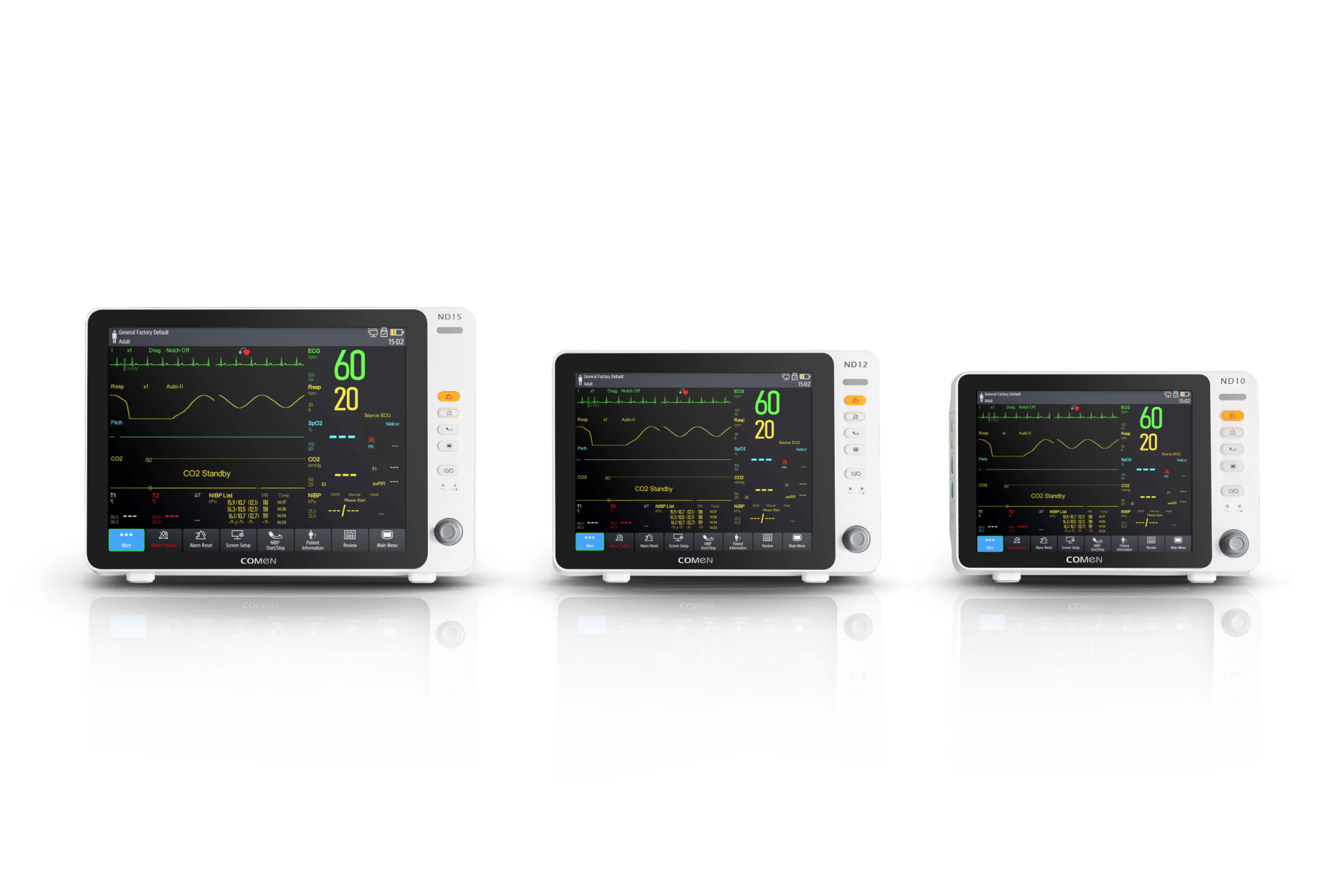Comen 10 inch Touch - 5para Patient Monitor - Global Surgicals
