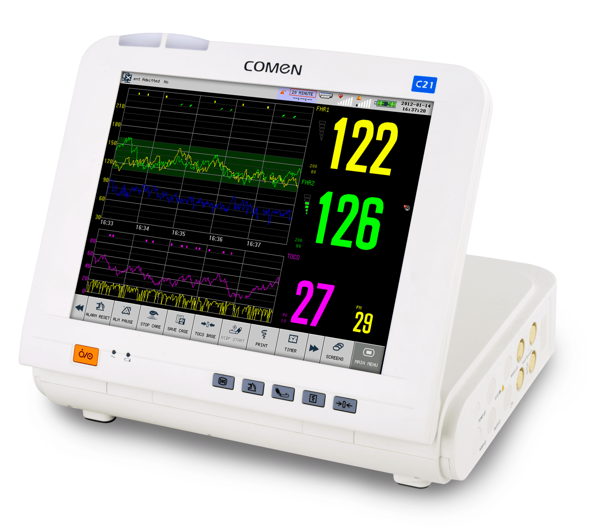 Comen 12.1 inch Touch Built - in Printer Fetal Monitor - Global Surgicals
