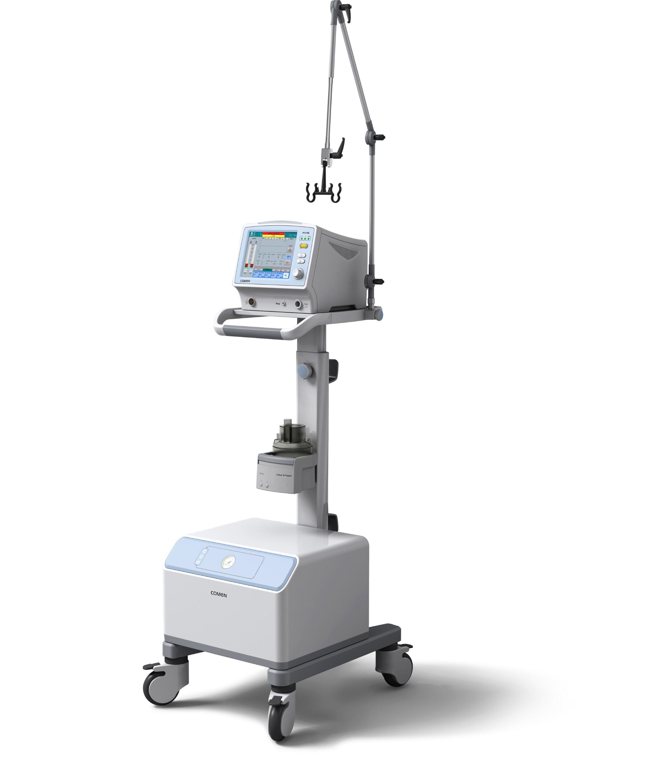 Comen 8.4 inch TFT with Touch Screen Ventilation modes with Trolley Neonatal Ventilator