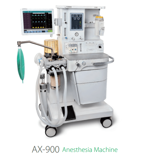 Comen Advanced electronic monitoring and control 15 inch TFT with Touch Screen 2 Drawer Anaesthesia Machine - Global Surgicals