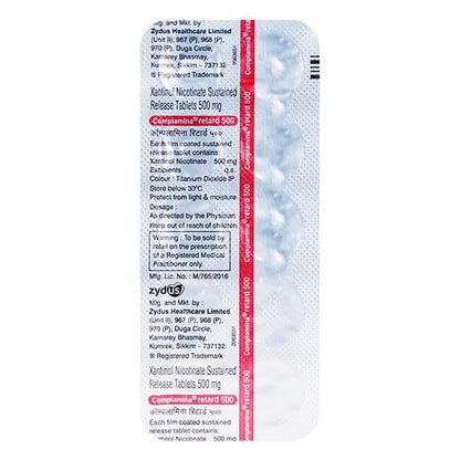 Complamina Retard 500mg Tablet 10'S - Global Surgicals