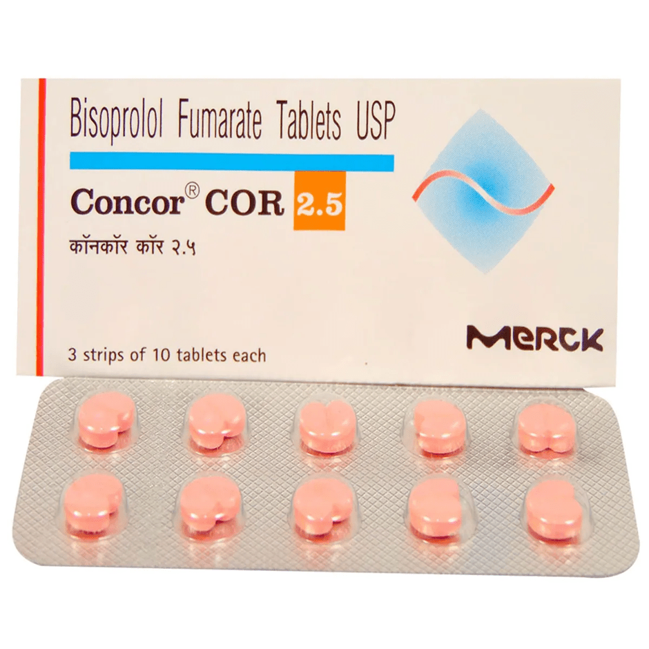 Concor Cor 2.5mg Tablet - Global Surgicals