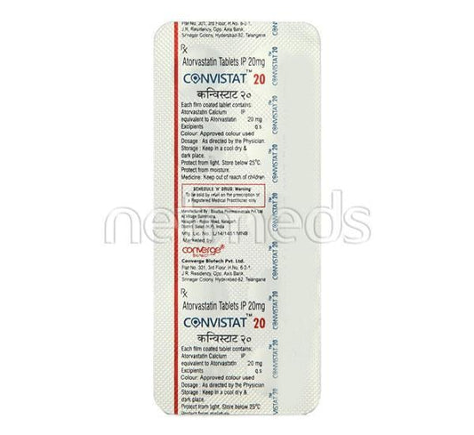 Convistat 20mg Tablet 10'S - Global Surgicals