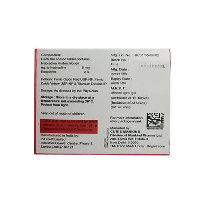 CORABRAD 5 Tablet 15's - Global Surgicals